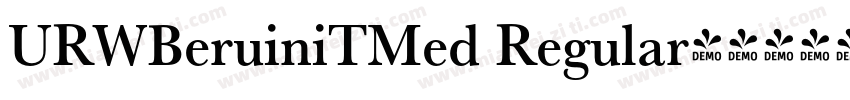 URWBeruiniTMed Regular字体转换